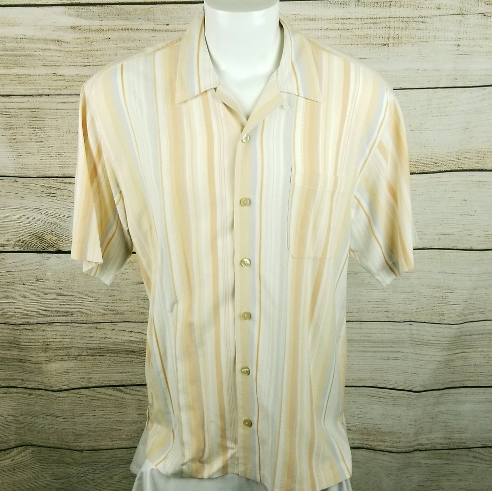 Tommy Bahama Silk Shirt Large